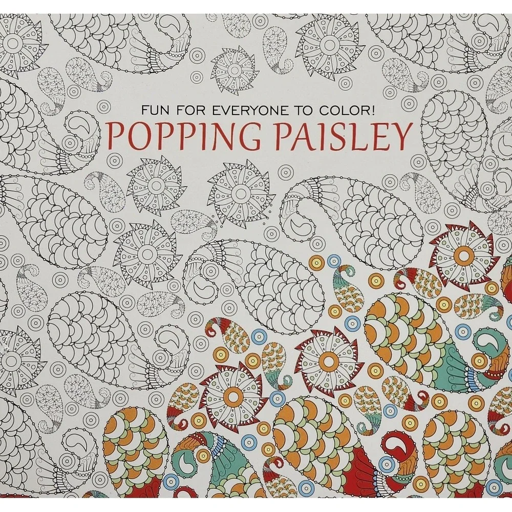 POPPING‎ PAISLEY | LEISURE ARTS (6817) By The Guild Of Master Craftsman